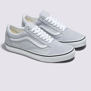 LIKE NEW Vans Old Skool Gray Dawn/True White